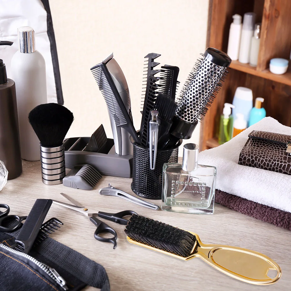Wood Handle Hair Brush Comb Hard  Anti-static Hairdressing Styling Beard Comb Anti-static Scalp Massage Brush Hair Styling Tool 6