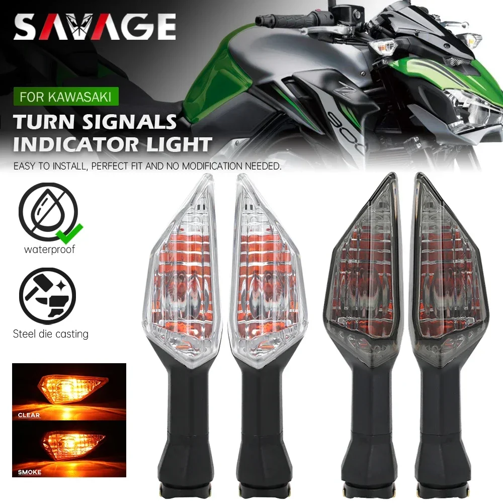 Luz De Sinalização De Giro De Motocicleta Para Kawasaki Z900 Z125 Z750 Z650 Z300 Z400 Z800 Z1000 Ninja 400 300 Versys 1000 Pisca  I.426325485