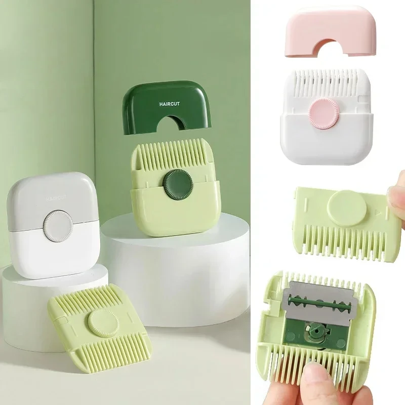 New Pattern 2 In 1 Baby HairCut And Hairdressing Comb Trim Bangs And Broken Hair Bangs Trimmer Manual Portable Barber Comb baby hair comb,hair brush comb