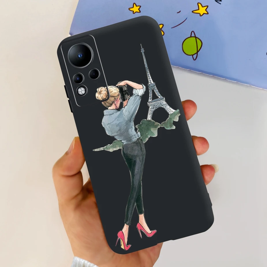 Cute Fashion Painted Soft TPU Case Cover - Stylish Protective s Capa