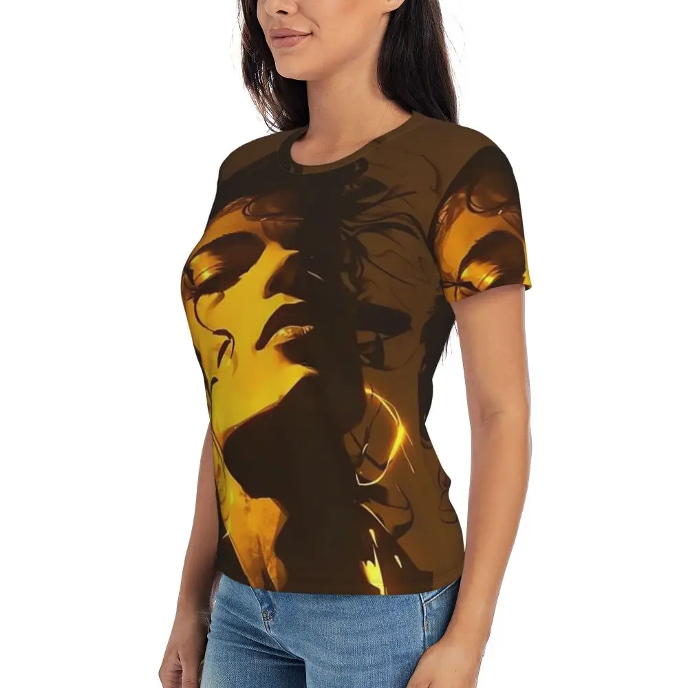 The King Of Pop Michael Jackson T-Shirt Women Short Sleeve T Shirts Round Neck Clothing Cotton Summer Tees Streetwear