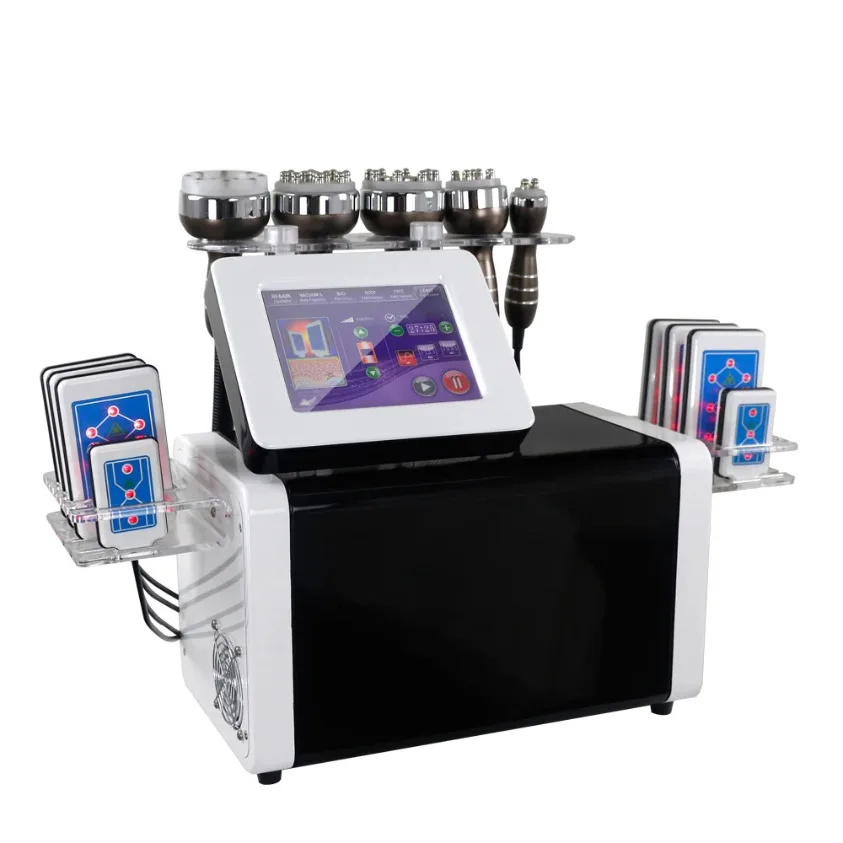 

7In 1 Lipolaser R-F Bio 40Khz 635Nm Lipo Laser Vacuum Cavitation System Slimming Beauty Machine Personal Care