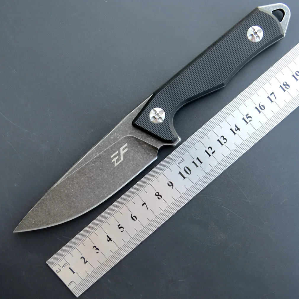 Straight Knife D2 Steel Blade Fixed Portable Hunting HARNDS Survival Camping Tactical Kitchenware Tool Eafengrow EF107