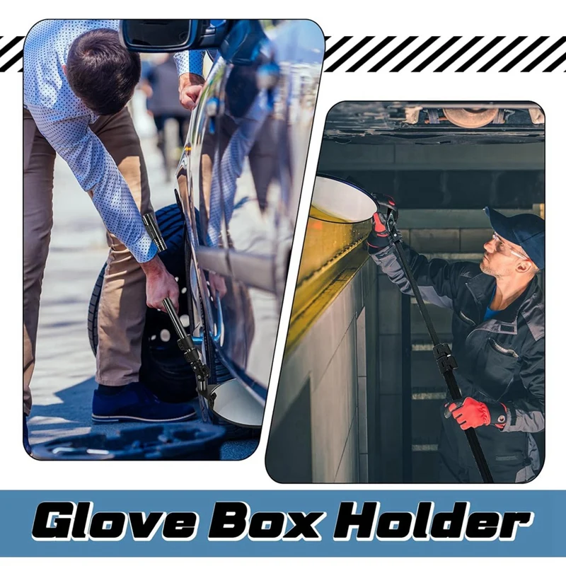 Under Vehicle Inspectionmirror With Light And Telescopic Handle Handheld Inspectionmirror For Under Vehicle Truck Spare Parts