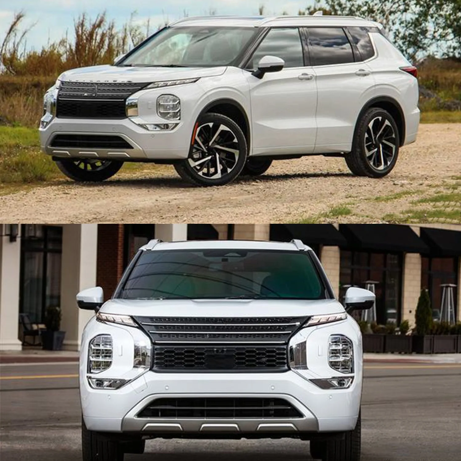 

3 шт., декоративные накладки на заднее стекло автомобиля для Mitsubishi Outlander 2023
