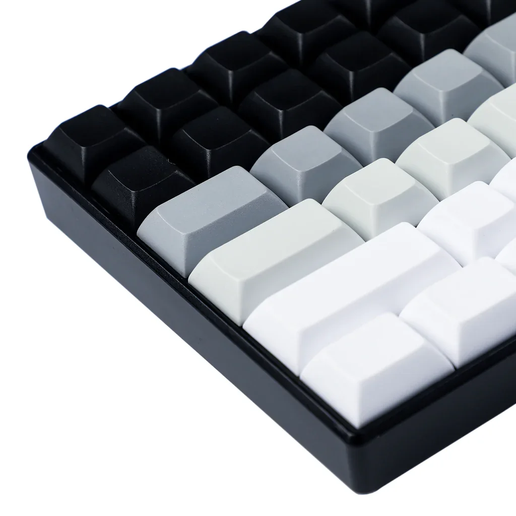 Polares Dia em Branco Keycaps Dsa Perfil Pbt Ansi Iso Branco Cinza Preto para mx Teclado Mecânico 61 96 84 68 108 87 Asas Sp84 120 - Imagem 3