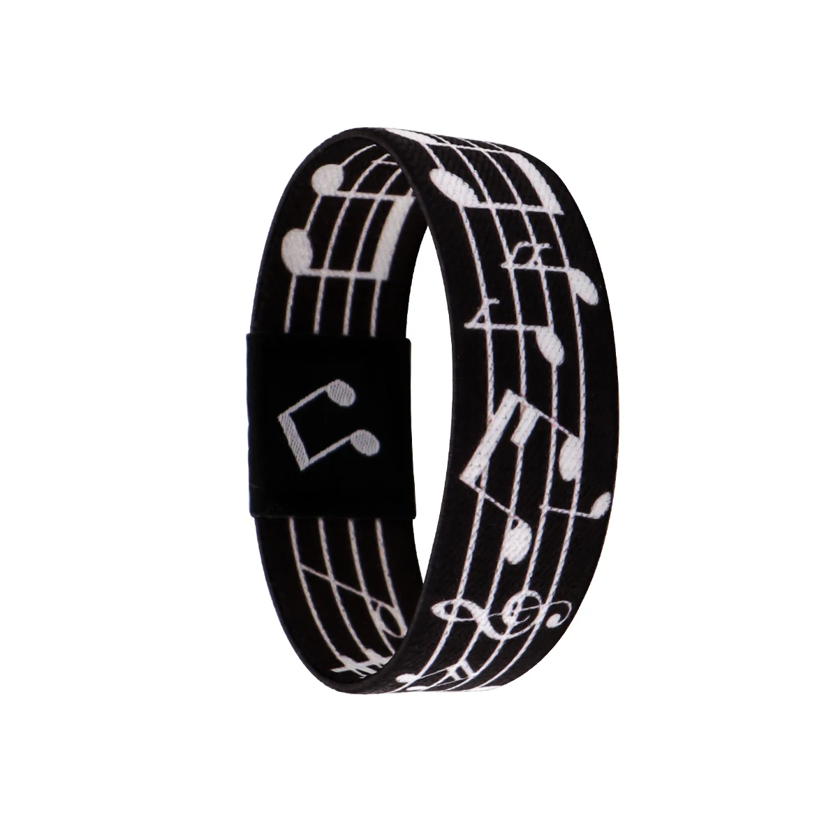 Rainbow Bracelet For Women Men Musical Notes Elastic Sports Wristband Fashion Bangles Jewelry Accessories Gifts - 2