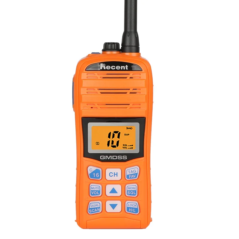 RECENT RS-35M GMDSS VHF transceiver handheld mobile marine radio RS35M Waterproof wireless Portable Two Way Radio Walkie Talkie 6