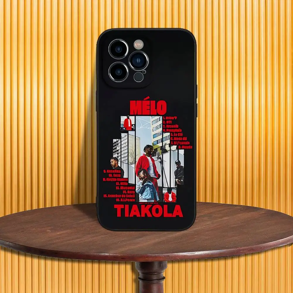 Sleek Soft Black Phone Case by T-Tiakola M3lo MELO