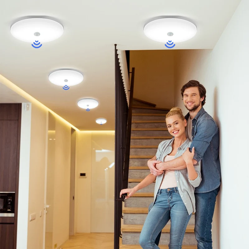 LED Ceiling Lamp PIR Motion Sensor 9/13/18/34/36W 110V/220V For Home Room Hallway Kitchen Lighting Fixture