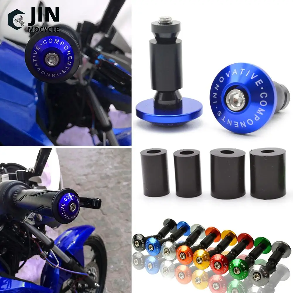 Motorcycle Handle Bar End Weight Handlebar Grips Cap Anti Vibration