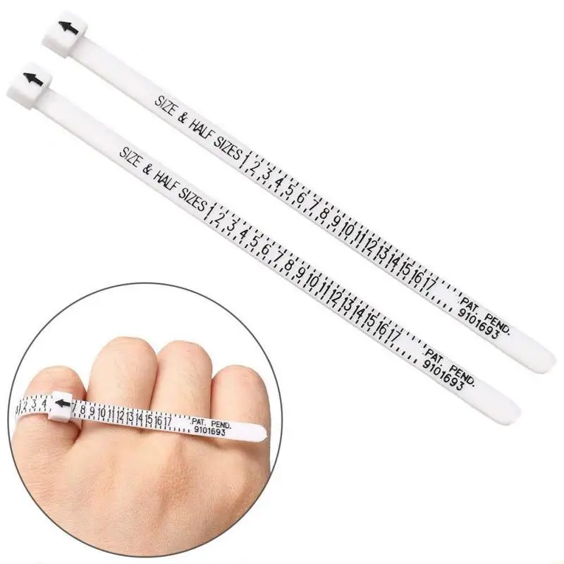 1~30PCS Durable Ring Sizers High Quality Jewelry Accessory Tools Accurate Ring Size Measure Easy To Use Ring Ruler Light