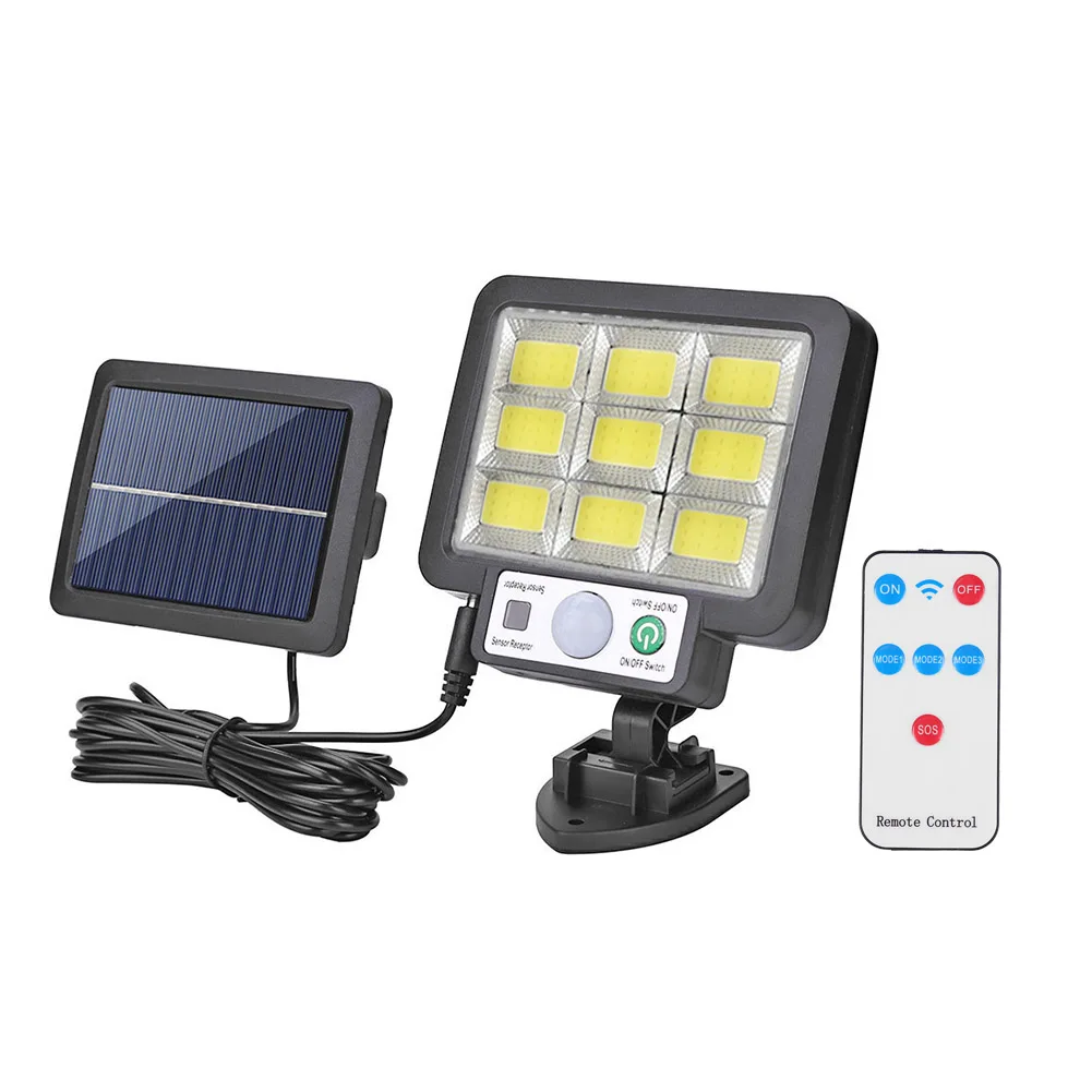 Description Picture 5 of itemLED Solar Powered Light Outdoors Motion Sensor Sunlight Waterproof Wall Emergency Street Security Lamp for Garden Decor