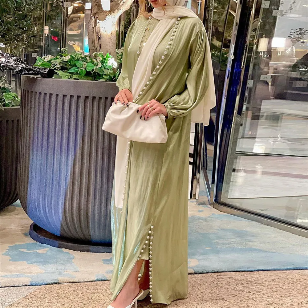 Floral Patterned Khaki Hijab Dress 27940HK – Sahara Shops
