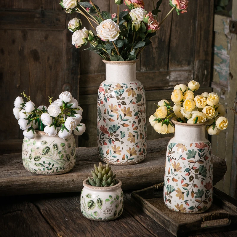 

Small Fresh And Succulent Ceramic Flower Pots For Home Living Room Office And Dry Flower Pot Decoration