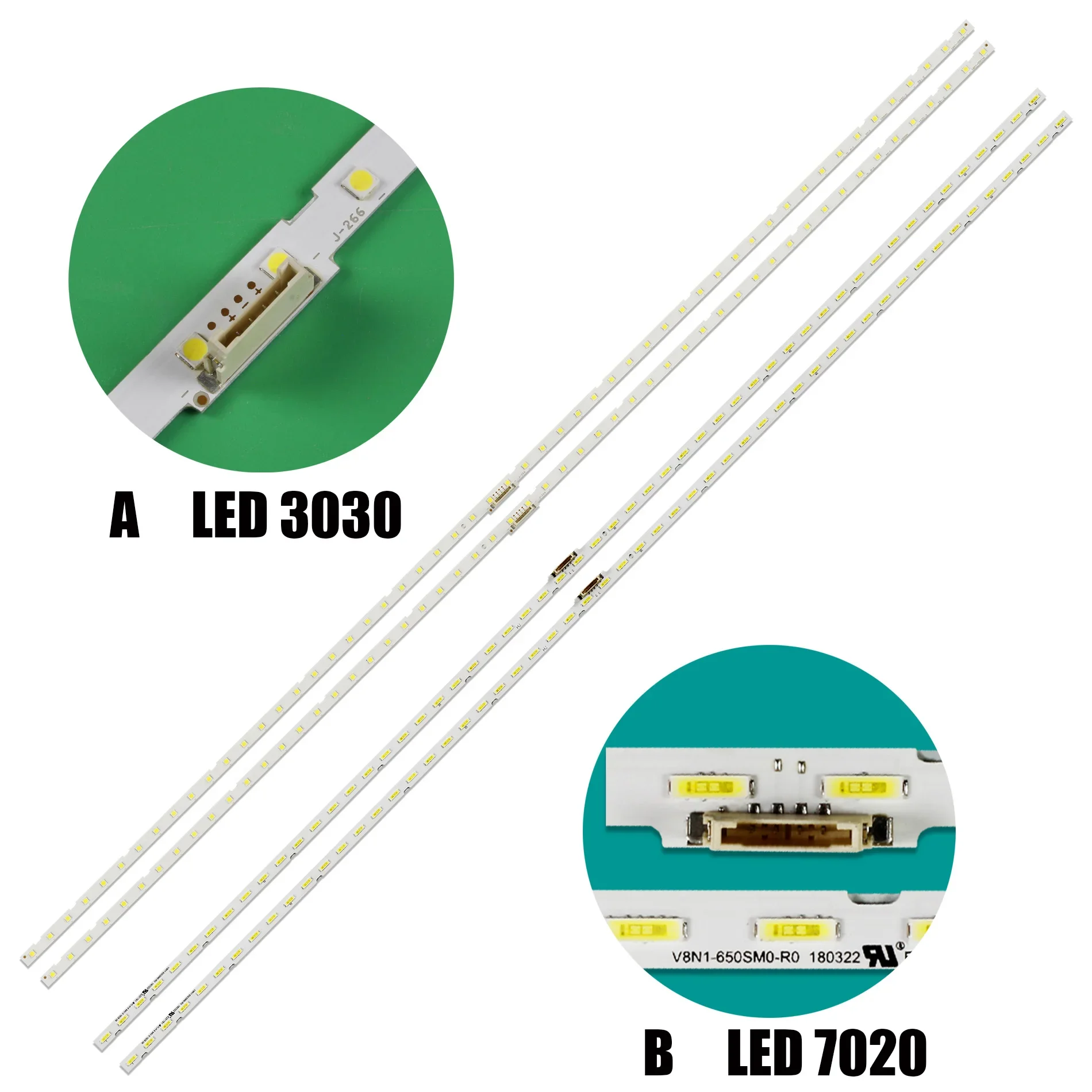 65인치 TV용 LED 스트립 V8N1-650SM0-R0 UE65RU7172 UN65NU7090 UE65RU7100 UN65NU7100 UE65NU7025 UE65NU7100 UE65NU7025K UN65NU