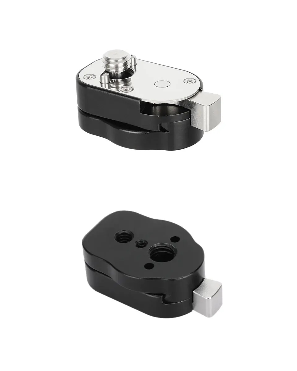 Mini Lock Quick Release System with 1/4" and 3/8" Thread Screw Mount Fr Tripod H