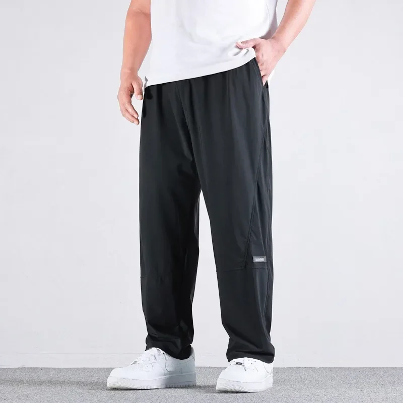 Männer Eis Kühle Lange Hosen Plus Größe 8XL 9XL 10XL Gerade Geschnittene Hosen Beiläufige Lose Hosen Große Größe Männliche Kleidung 50KG-175KG – Detail 6