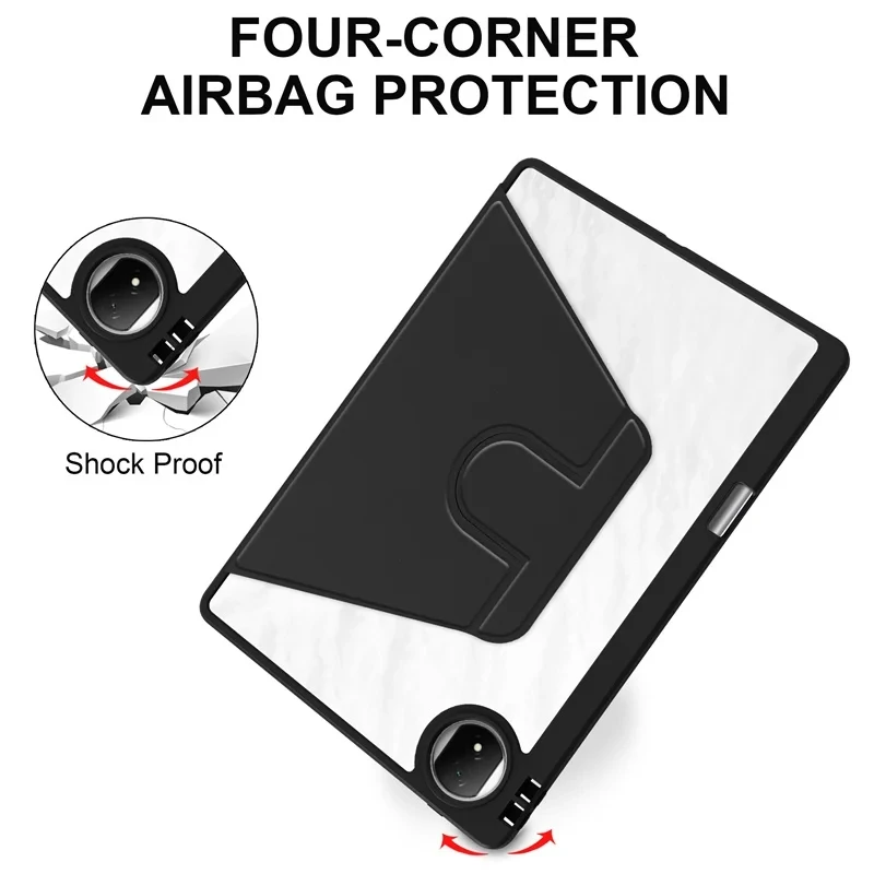 360° Rotating Tablet Case with Pencil Holder for 12.3 Honor MagicPad 2