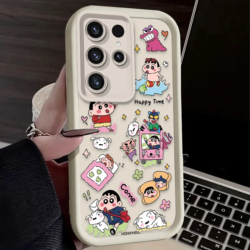 Cute S-ShinChan Silicone Phone Case Cover
