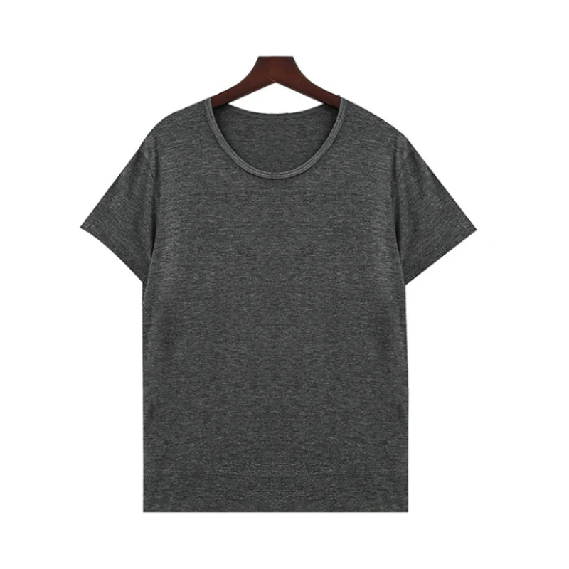 5 3 Pack Summer Men And Women With The Same Tight-fitting Modal Short-sleeved Youth Comfortable Soft Top Casual Joker T-shirt