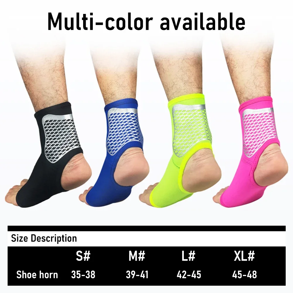 Neoprene Sport Ankle Brace for Men Women Compression Fixed Jiont Ankle Support Protector Sock To Relieve Pain Hiking Gym