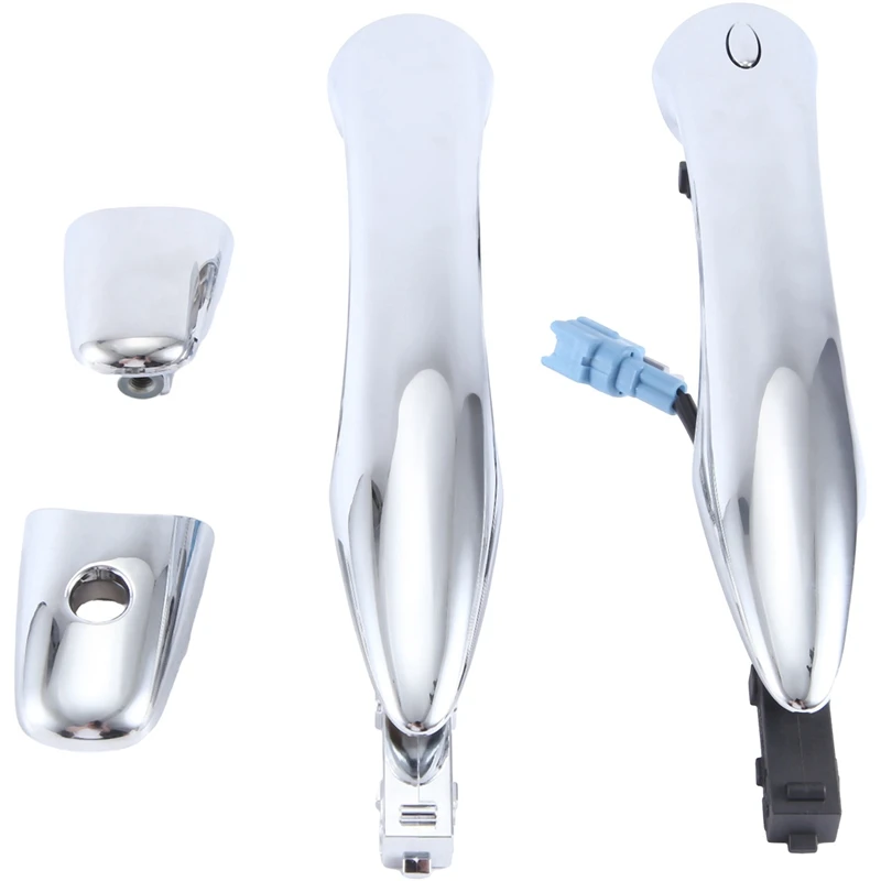 

2Pcs Car Front Left&Right Door Handle W/ Key Hole&Inductive For Infiniti QX50 QX60 QX80 EX35 80640-3JA0B-01 80640-3JA0B