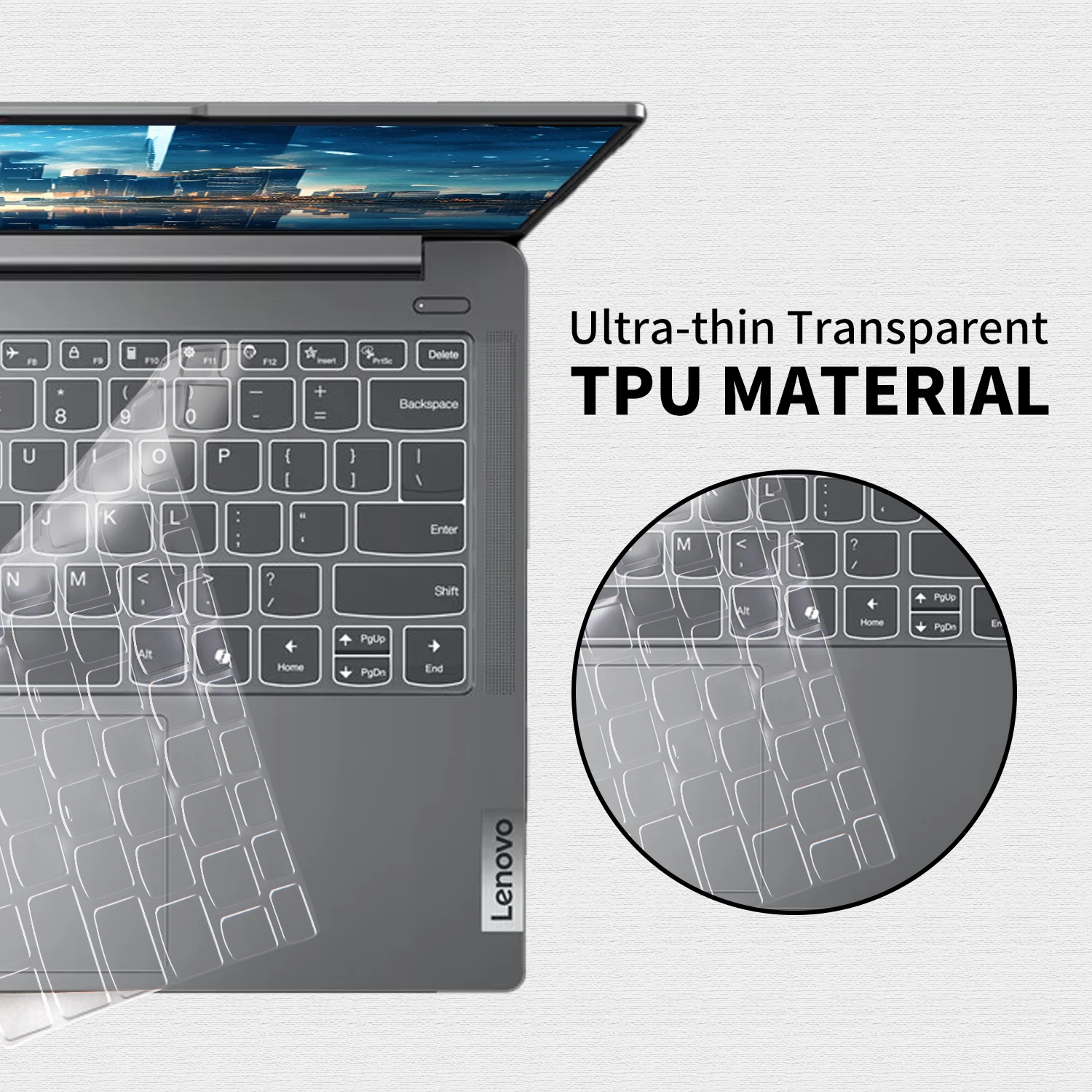 Matte Laptop Case Conjunto para Lenovo Shell Protetor Tela Flim e Tampa do Teclado 14 Polegadas 14 Polegadas 2023 Ideapad Pro 14imh9 Modelo 14ahp9 - Imagem 4