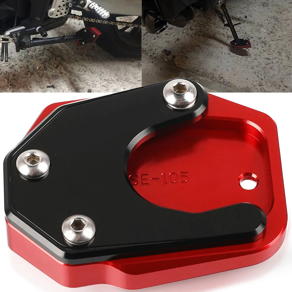 CNC Kickstand Foot Side Stand Extension Pad Support Plate Enlarge Stand For Honda NC700S/X NC700 S NC700X 2012 2013 2014 2015 motorcycle accessories