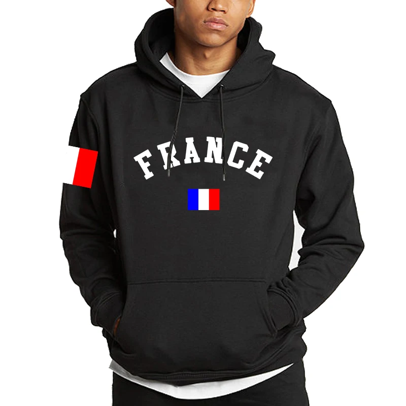 

France Flag Sweatshirts & Hoodies French Western Urban Style Fashion Funny Hoodie Sweatshirt Hooded Fleece Kangaroo Pocket Hoody