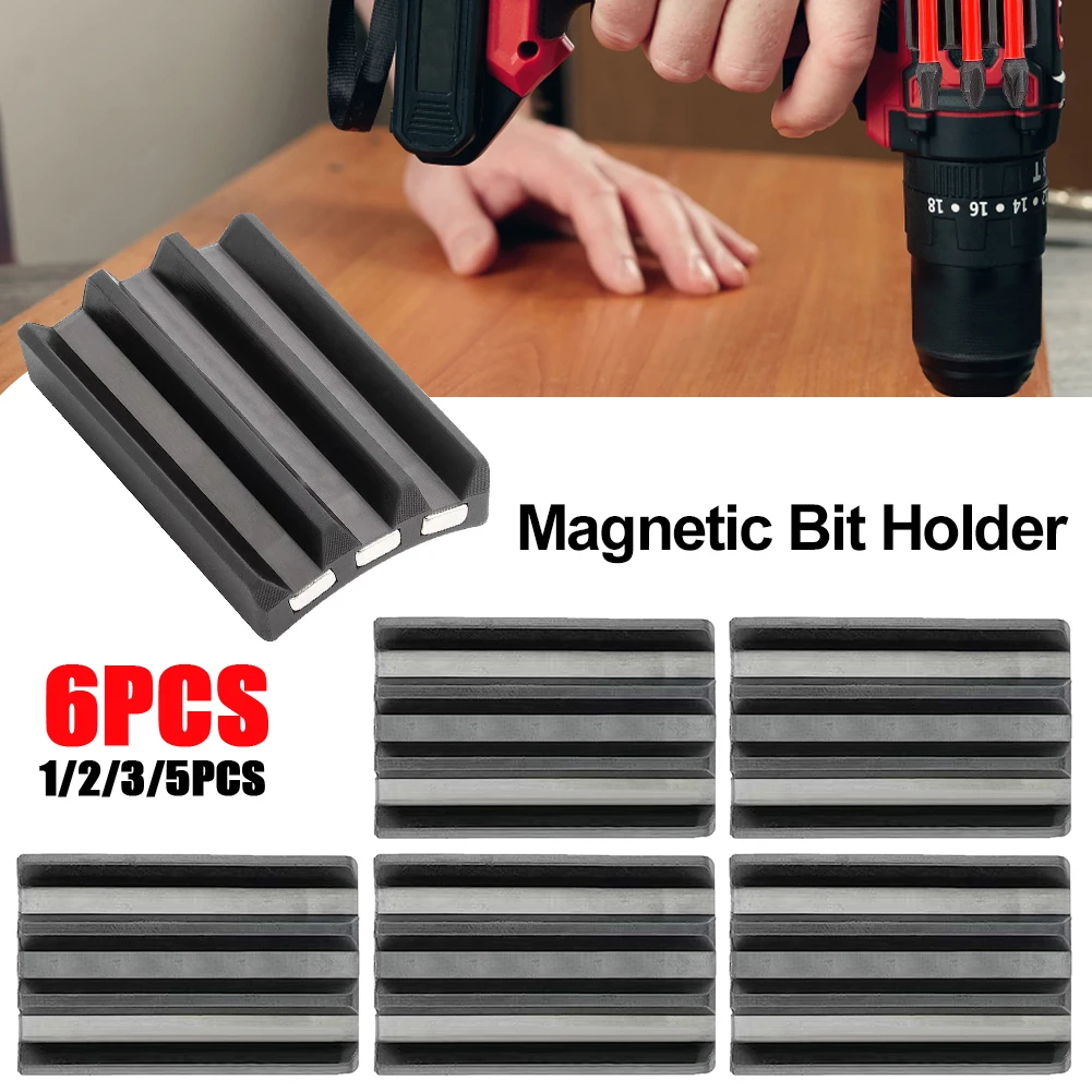 

Magnetic Bit Holder Drill Bits Holder Organizer Small Powerful Magnet Drill Bit Stand for Milwaukee Impact Drivers Drills