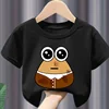 My Pet Alien Pou Kids T-shirts   Summer  Ound Neck T-shirt  Cartoon Summer Infant Tracksuits  Tees Boys Clothes  Tshirts 5