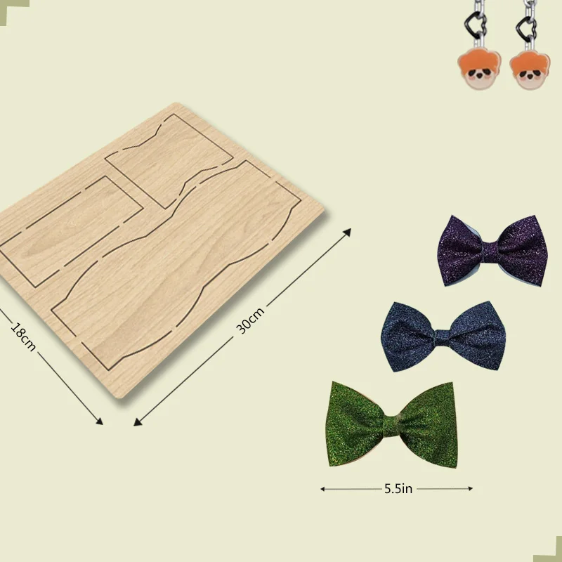 

SC16-1 Elegant 5.5-inch Bow Wooden Cutting Die, Suitable For Most Machines