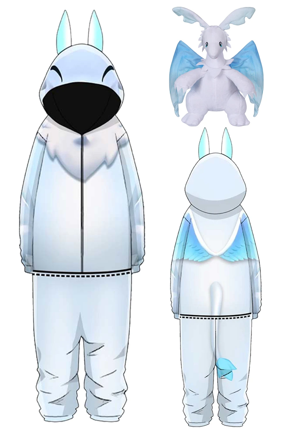 

Quivern Cosplay Pajamas Game Pal Cosplay World Costume Sleepwear Adult Disguise Mascot Nightwear Halloween Party Fantasia Outfit