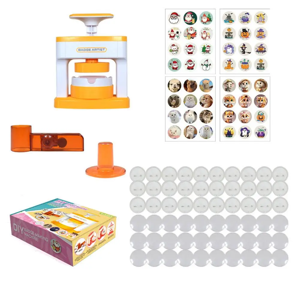 Button Maker Machine Multi Size Equipment Card Press DIY Press Supply Badge Cute With Button Making Toys Stickers Ma S1P5