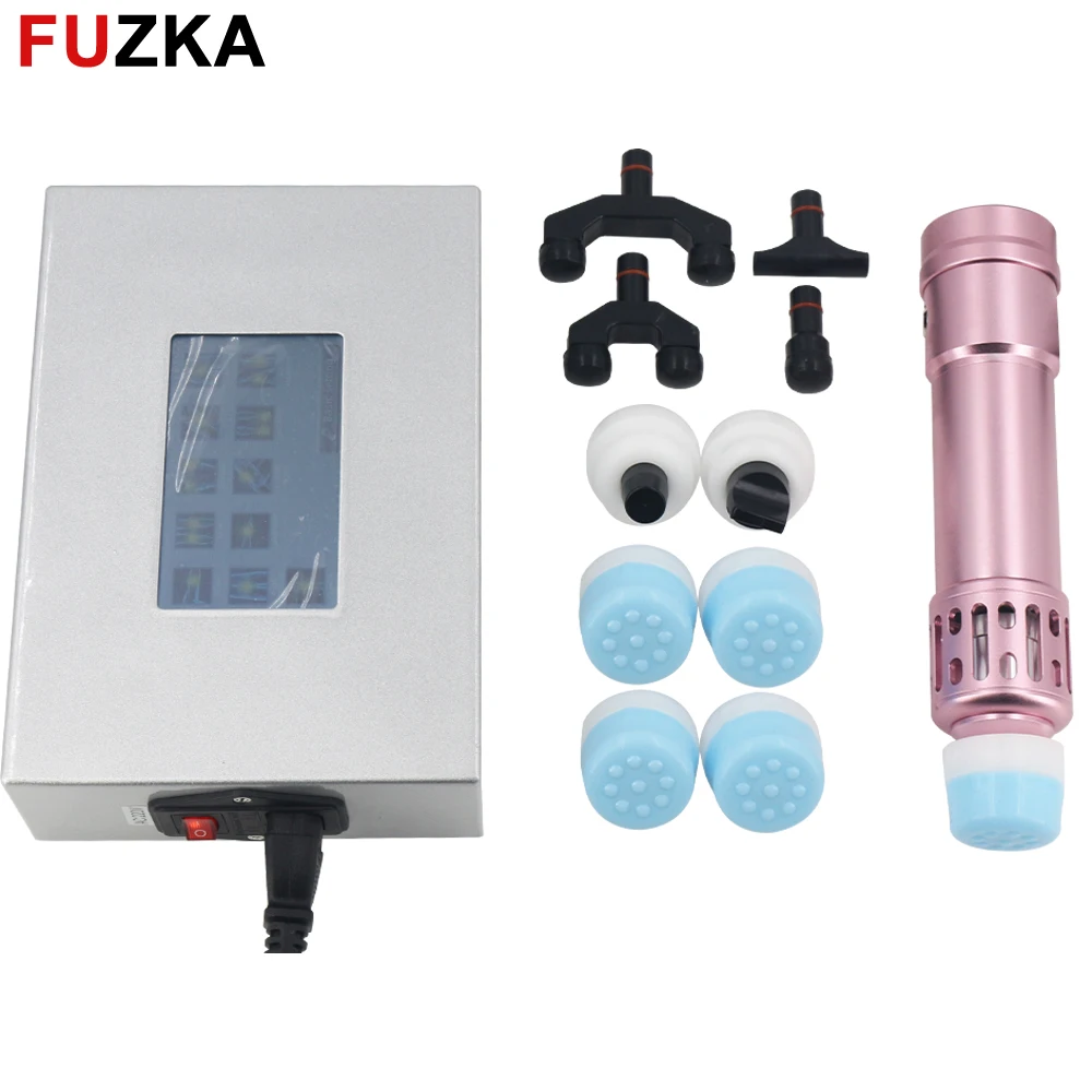 

250MJ Sport Injury Shockwave Therapy Machine 2 In 1 Body Relief Pain Shock Wave Chiropractic Adjusting Device Ease Ache Massager