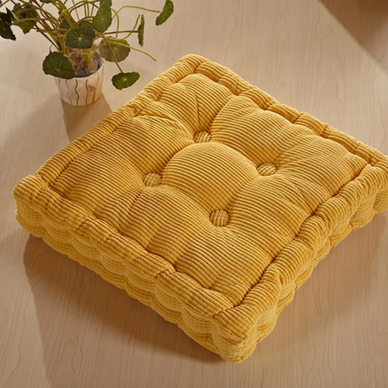 Square Pouf Tatami Cushion Pillow Floor Cushions Soft Seat Pillow Pad Throw Pillow Cushion Home Sofa Tatami Cushion 