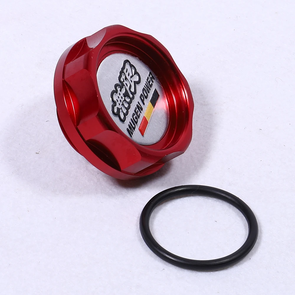 Car Oil Fuel Tank Cap Engine Filler Machine Oil Cover For Honda Civic D/B/H/K/F/L Series Mugen Cover fuel tank cover fuel tank cap oil fuel cap