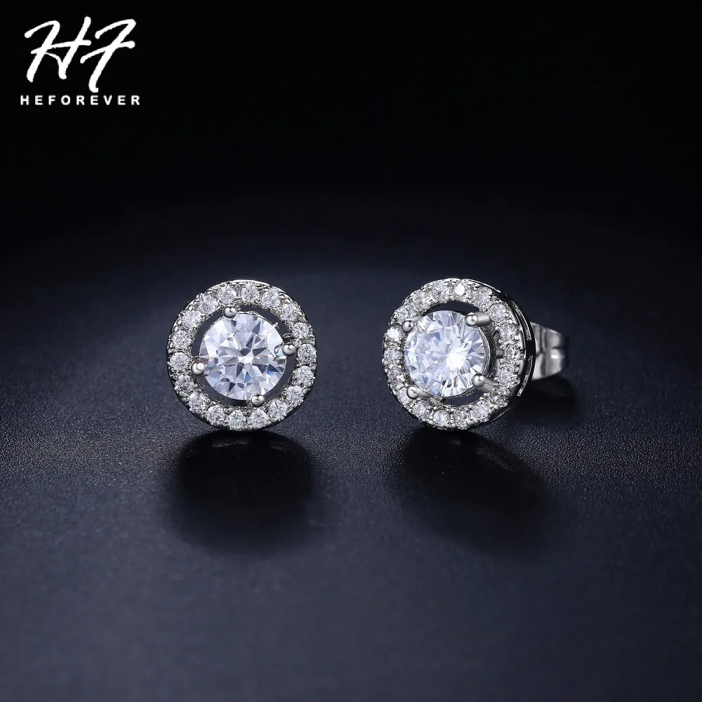 Bridal jewelry sets Crystal jewelry sets 4PCS Wedding Engagement Jewelry Set for Women Luxury Clear Crystal White Gold Color CZ Forever Love Jewellry S434 Amazing Price