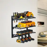 3 Layer/ 2 Layer Wall Mounted Sorting Rack Household Electric Tool Storage Rack For Power Tool Easy Access Display Tool Rack 1