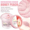 Peach Body Scrub Deep Cleaning Exfoliation removal Chicken Skin Melanin fade Repair whitening brighten Care cream peeling scrubs 3