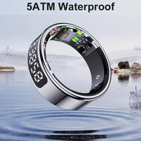 AMZMAX R11 Smart display Ring Men Women with Wireless Charging stand,Health and Sleep Monitor,5ATM Waterproof,Multi-sport Modes - Image 3