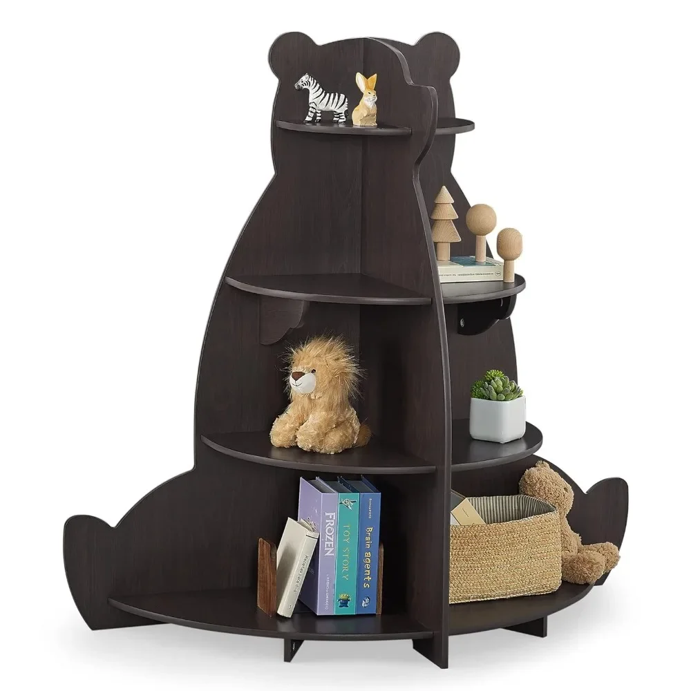 Children's Bookcase, Tree Bookcase - Gold Medal Certification, Natural Craftsmanship, Big Tree Shaped Children's Bookcase 5