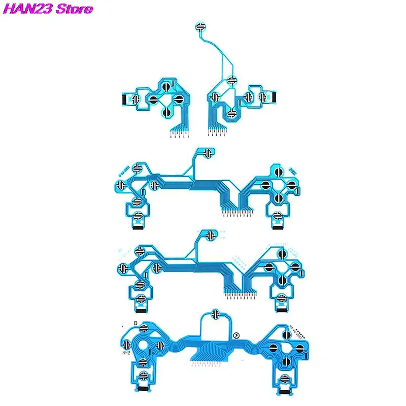 Per Ps4 Ds4 Pro Slim Controller Pellicola Conduttiva Pellicola Blu Jdm 050 040 030 010