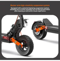 Trottinette électrique JOYOR S5-Z, moteur 600W, batterie 48V13AH, pneus larges de 10 pouces, hauteur réglable, pliable 6