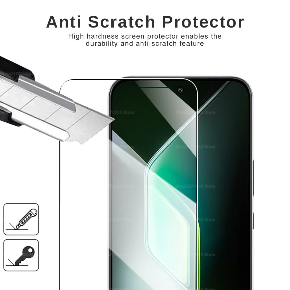 8-in-1 Tempered Glass Screen Protector - Case Friendly, 6.78 Inch