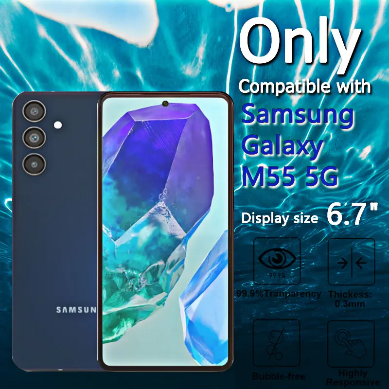 Premium 9H Tempered Glass Screen Protector - Anti-Scratch, Case-Friendly, Fingerprint Resistant