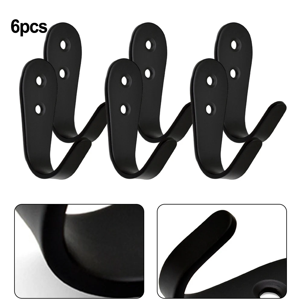 Description Picture 5 of itemTowel Hanger Holder Coat Single Hook Kitchen Bedroom Solid Metal Stainless Steel 4pcs Accessories Hardware Tool