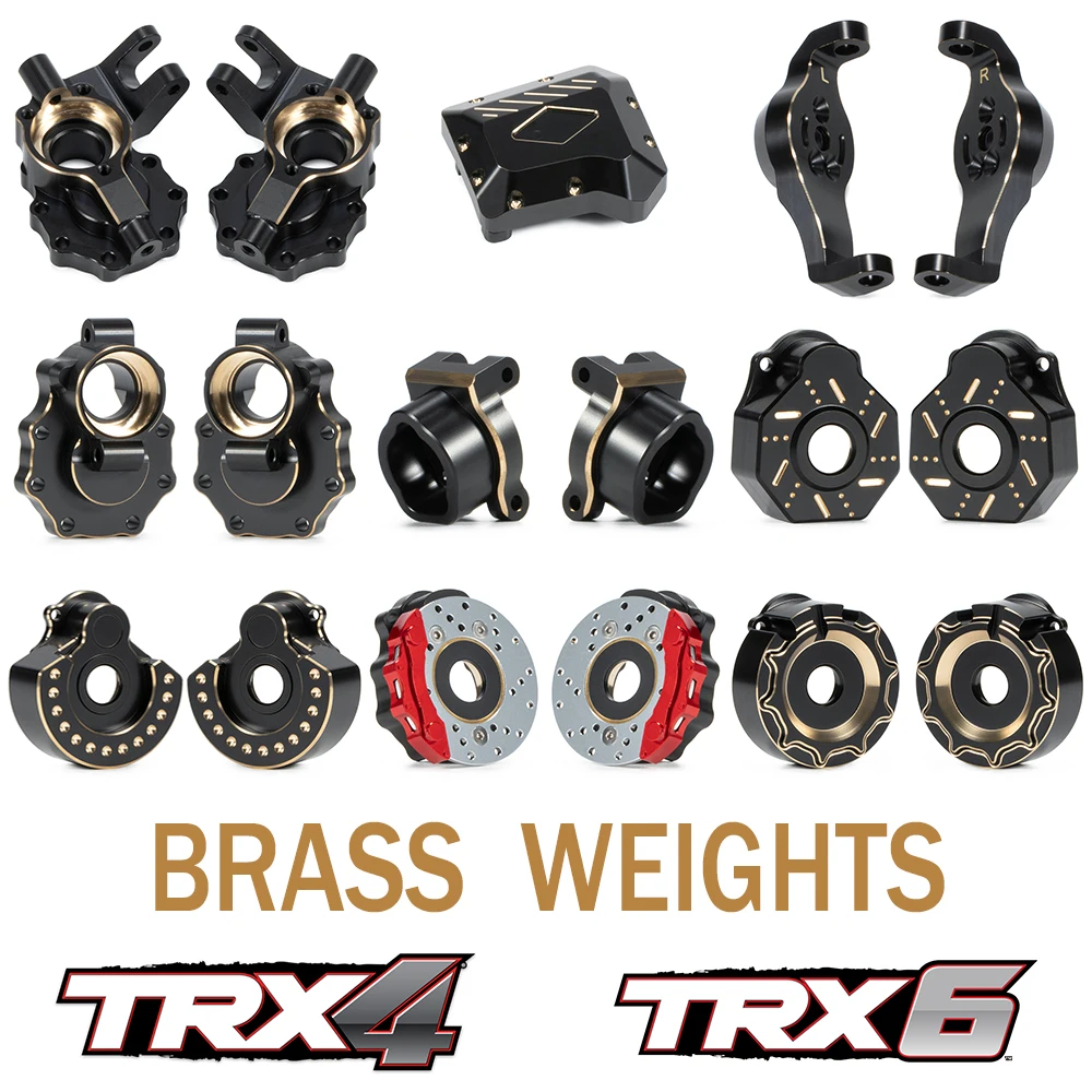 Kit Accessoires Pour Redcat GEN8 - Essieu, Boîtier, Contrepoids, Housse... Customisation Or, Marque Axspeed