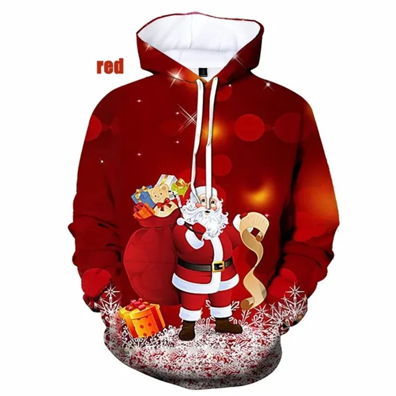 

3D Christmas Printed Hoodies Christmas Snowman Animal Graphic Unisex Pullovers Fashion Hoodie In Boy Teens Women Y2k Sweatshirts